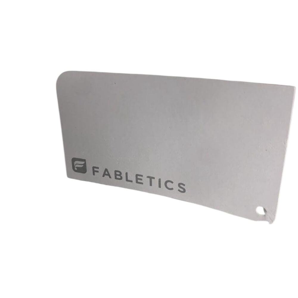 Fabletics Women Medium White and Green Black Sports Bra NWT - Picture 4 of 4